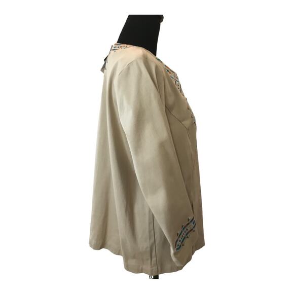 New ~  BOB MACKIE ~ Santa Fe Dream embroidered jacket ~ Size Large~ - Picture 2 of 7